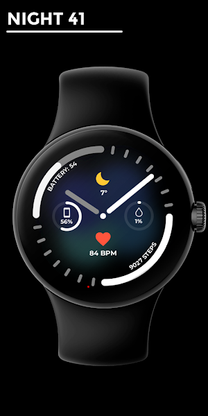 Night 41 - watch face Screenshot 0