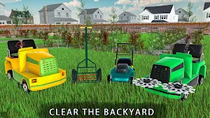 Mowing Simulator Grass Cutting Screenshot 2