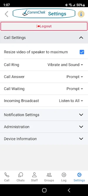 CommChek Screenshot 0