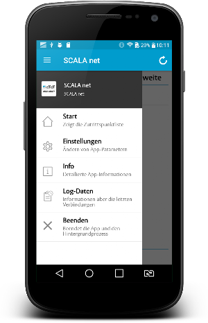 SCALA net App Access Screenshot 0