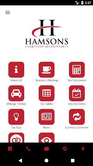 Hamsons Accountants Screenshot 0