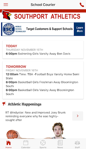 Southport Athletics - Indiana Screenshot 1