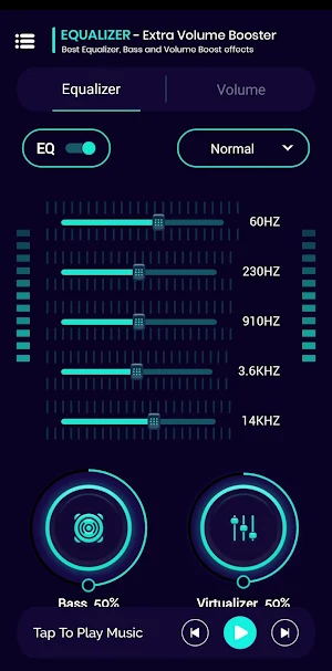 Flat Equalizer - Bass Booster Screenshot 2