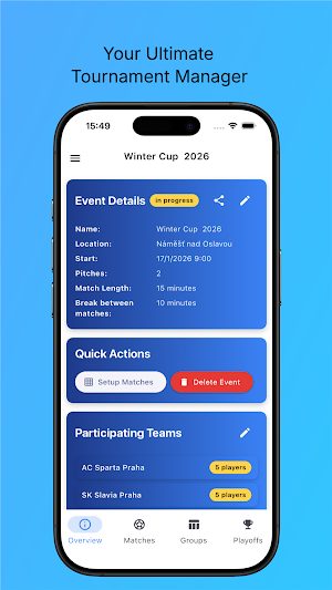 Sportobot: Tournament Manager Screenshot 0