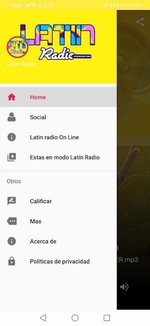 LATIN RADIO CROSSOVER Screenshot 0