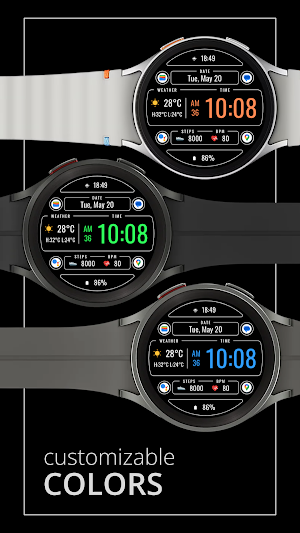 DADAM106 Weather Digital Watch Screenshot 1
