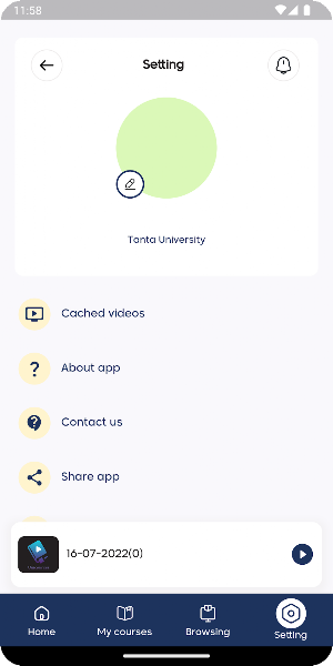 Uni-courses e-learning Screenshot 2