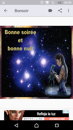 Bonsoir images et phrases Screenshot 1