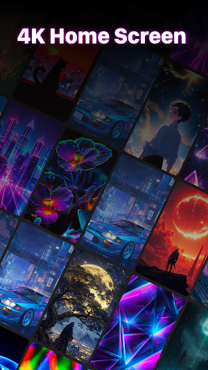 4K Lock Screen: Cool Wallpaper Screenshot 1
