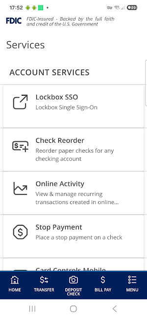 Amcom Bank Screenshot 3
