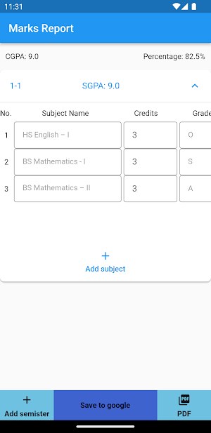 JNTUK All in one Calculator Screenshot 2