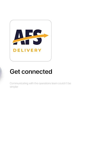 AFS Logistics Driver App Screenshot 2