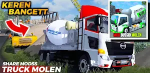 Mod Bussid Truck Molen Lengkap Screenshot 2