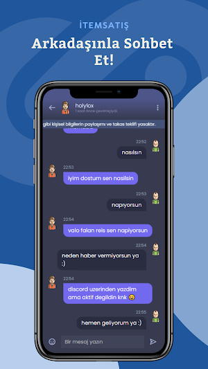 İtemSatış - Sohbet Screenshot 2