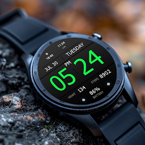 Key WF34 Digital Watch Face Screenshot 0
