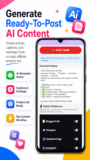 AI Affiliate Auto Poster Screenshot 3
