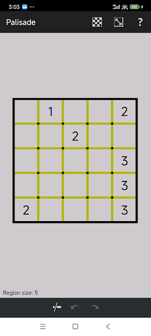 Palisade — Logic grid division Screenshot 0
