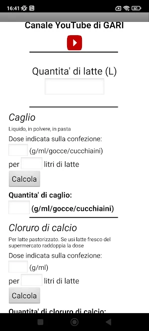 Formaggio fatto in casa Screenshot 2