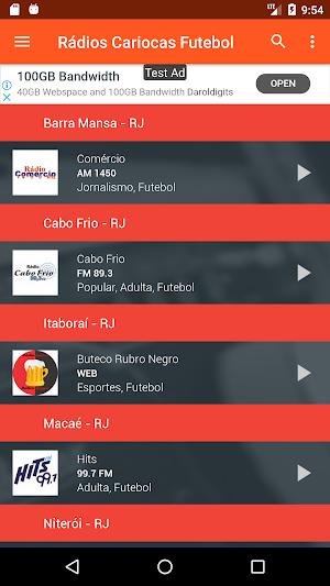 Rádios Cariocas de Futebol - AM e FM do RJ Screenshot 2
