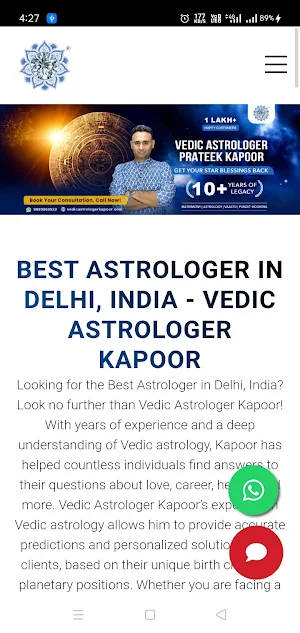 VedicAstrologerKapoor Business Screenshot 0