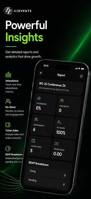 AZEvents Organizer Screenshot 2