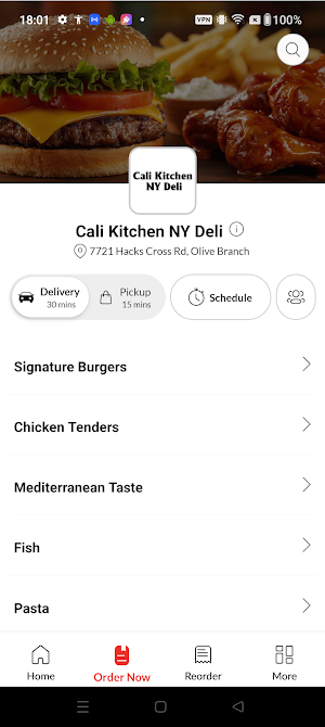 Cali Kitchen NY Deli Screenshot 1