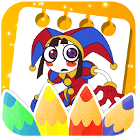 Pomni Digital circus coloring