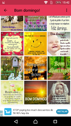 Bom Domingo - Imagens e frases Screenshot 2