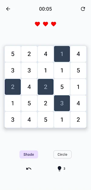 Hitori: Number Logic Puzzle Screenshot 0