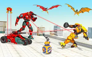 Bat Robot Car transform games Screenshot 2