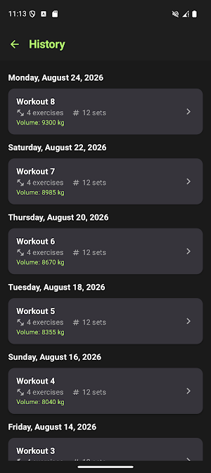SuperRepTrack: Voice Workout Screenshot 2