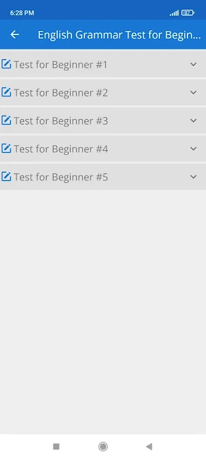 English Grammar Quiz Offline Screenshot 1