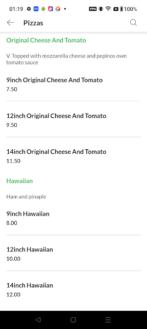Pizza Pepinos Screenshot 2