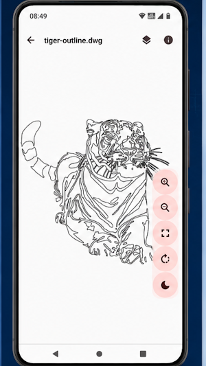 CADView: DWG DXF Viewer Screenshot 2