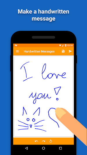 Handwritten Messages, MMS Screenshot 0