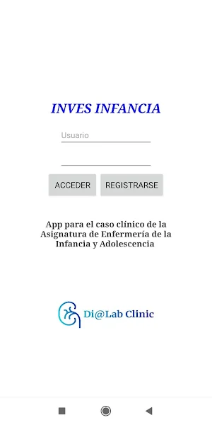 Inves Infancia Screenshot 0