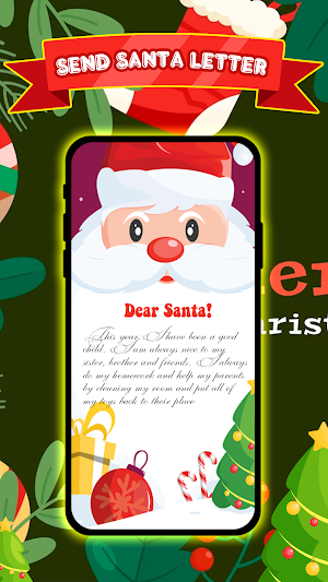 Santa Video Call Greeting Card Screenshot 2