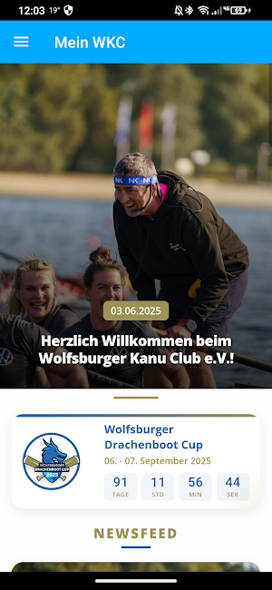 Wolfsburger Kanu-Club e.V. Screenshot 1