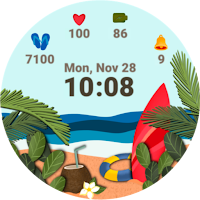 Summer Watch Face Animated