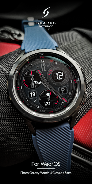 SH004 Watch Face, WearOS watch Screenshot 1