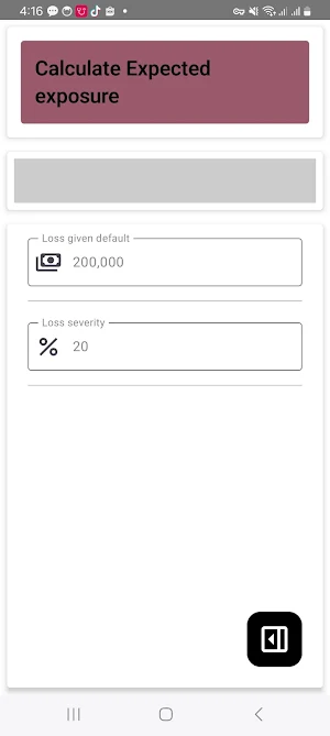 LGD Calculator Screenshot 0