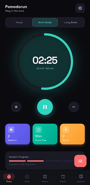 Pomodorun: Task & Planner Screenshot 0