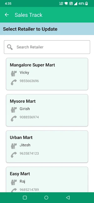 Sales Track Screenshot 1
