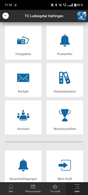 TC Ludwigstal Hattingen e.V. Screenshot 3