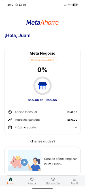 MetaAhorro Screenshot 0