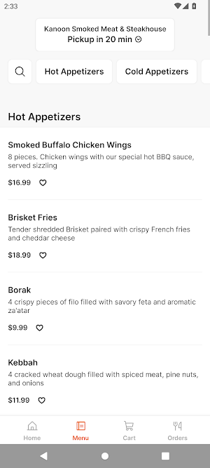 Kanoon Smoked Meat Screenshot 1