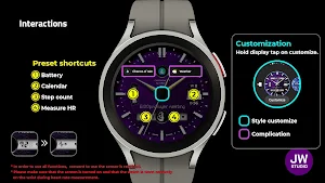 JW106 jwstudio watchface Screenshot 2