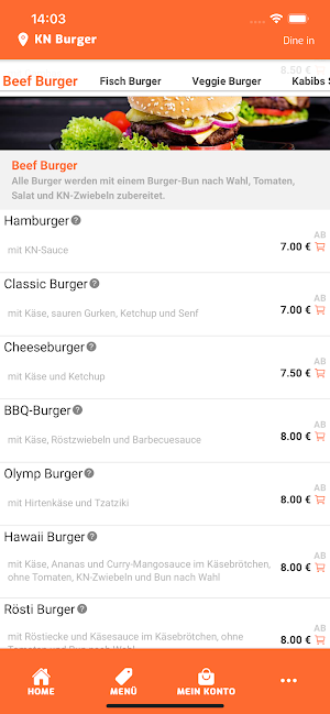 KN Burger Screenshot 2