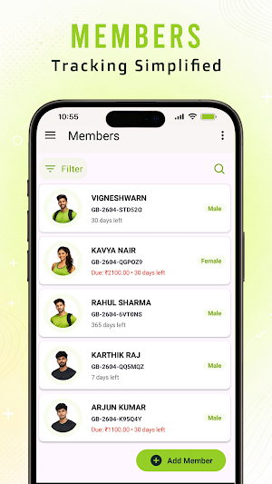 GymBill - Gym Management App Screenshot 2
