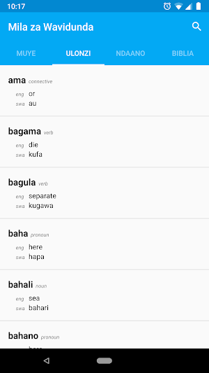 Mila za Wavidunda Screenshot 1